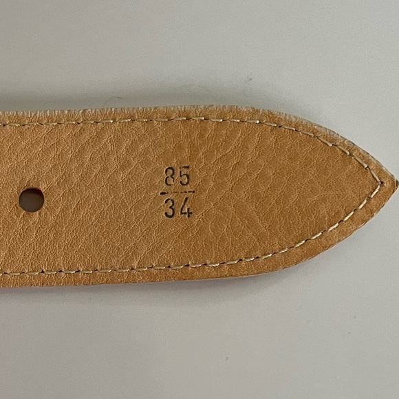 APC Natural color Leather & woven belt Size 34 - Picture 3 of 7